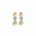 Brincos em Latão com Zircónias - Coleção Brass