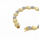 Pulseira em Latão Dourado com Zircónias - Coleção Brass