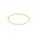 Pulseira Escrava Lisa - Prata Dourada