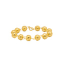 Pulseira Contas de Viana em Filigrana - Prata 925 Dourada