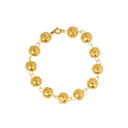 Pulseira Contas de Viana em Filigrana - Prata 925 Dourada