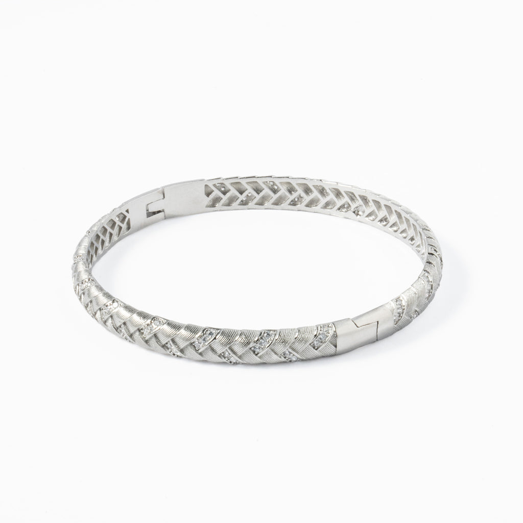 Escrava Latão com Zircônias - COLEÇÃO BRASS