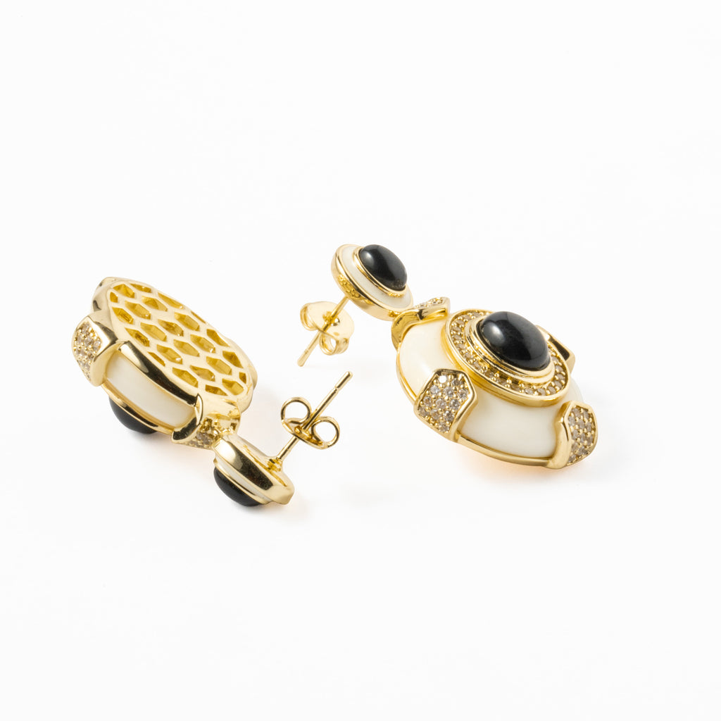 Brincos Latão Dourado - COLEÇÃO BRASS