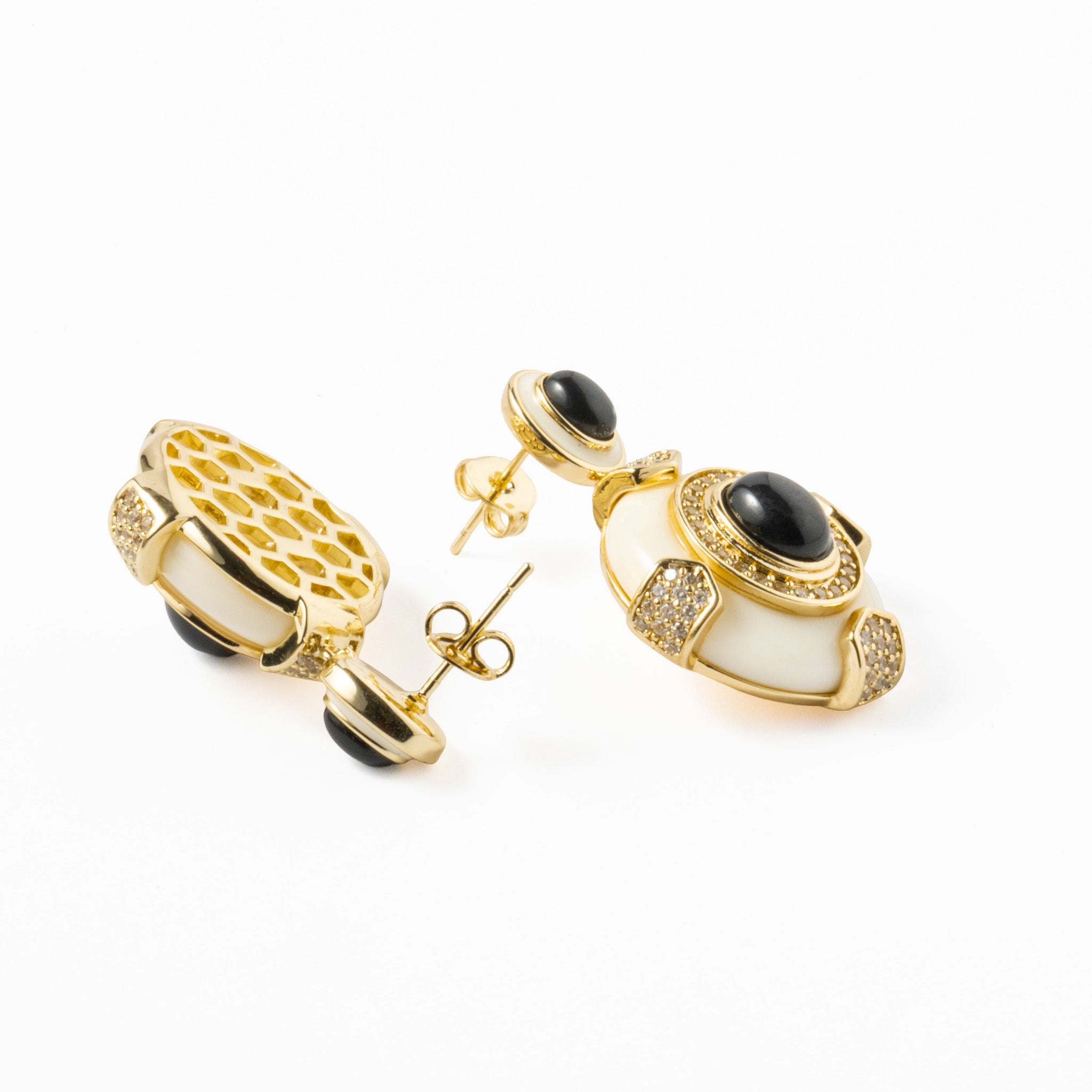 Brincos Latão Dourado - COLEÇÃO BRASS