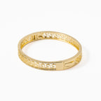 Escrava Latão Dourado com Zircônias - COLEÇÃO BRASS