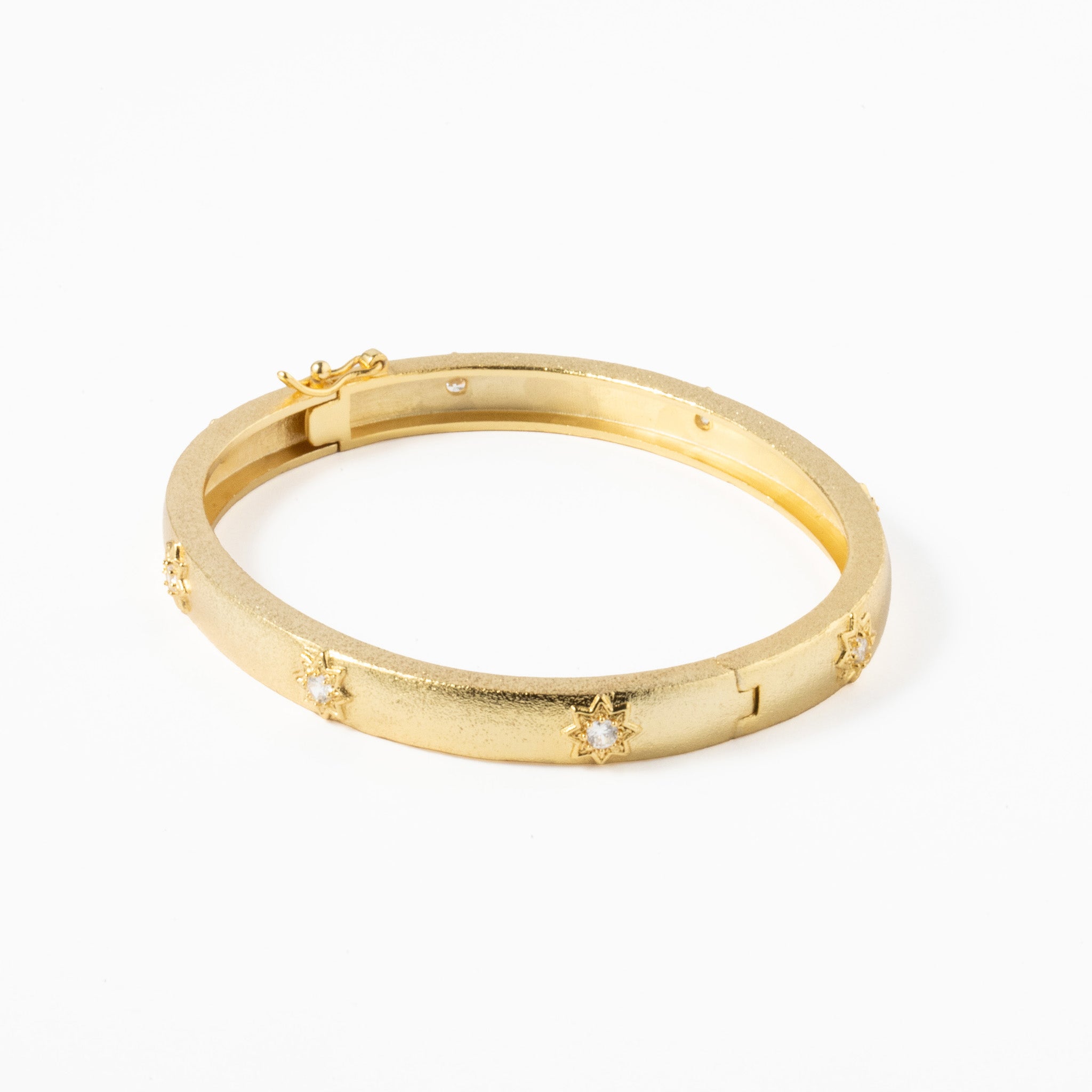 Escrava Latão com Zircónias - COLEÇÃO BRASS