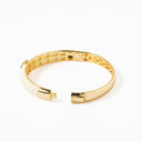 Escrava Latão Dourado com Zircónias - COLEÇÃO BRASS