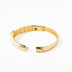 Escrava Latão Dourado com Zircônias - COLEÇÃO BRASS