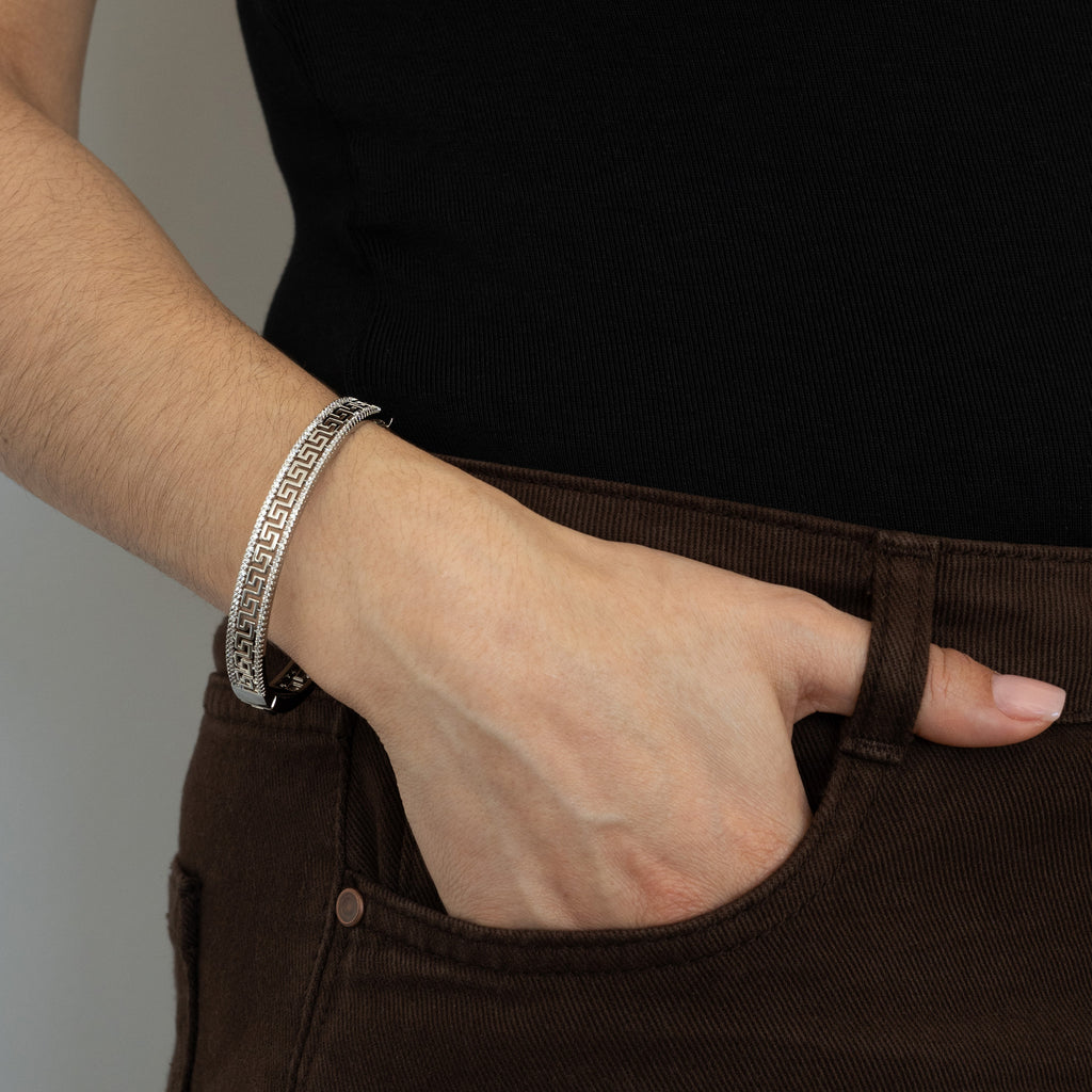 Escrava Latão com Zircônias - COLEÇÃO BRASS