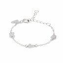 Pulseira em Prata Borboleta Coração Flor - AGATHA RUIZ DE LA PRADA