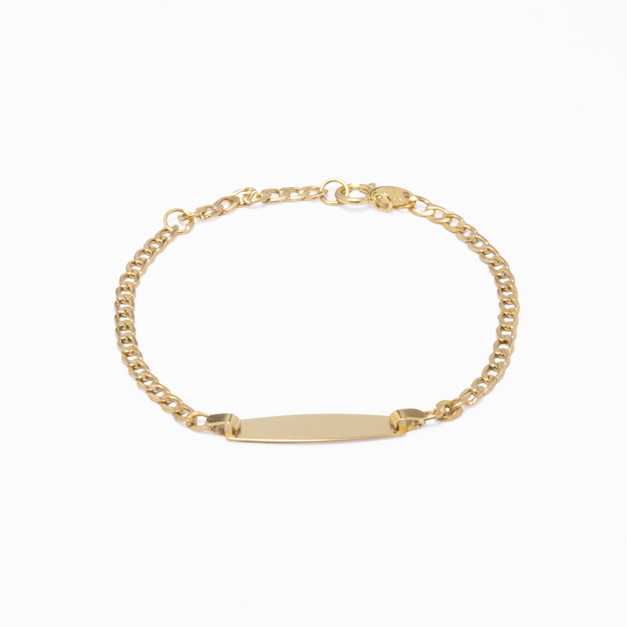 Pulseira em Ouro 9kts - Malha Barbela