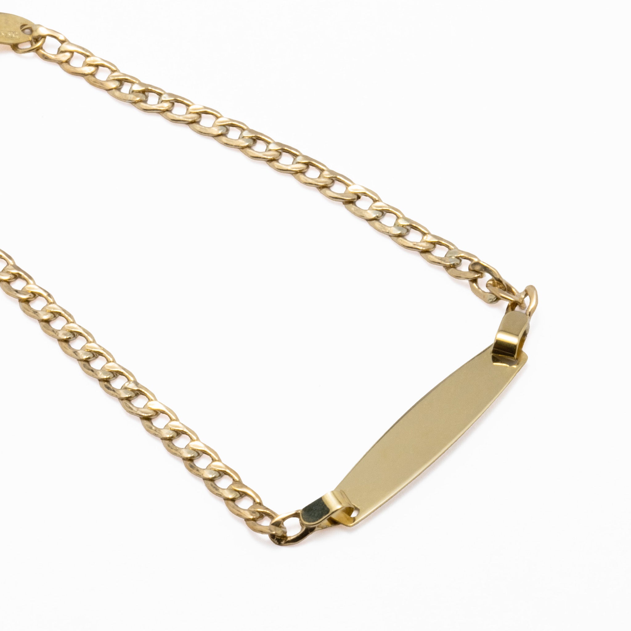 Pulseira em Ouro 9kts - Malha Barbela