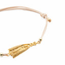 Pulseira Prata Dourada Filigrana - Nossa Senhora de Fátima