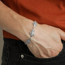 Pulseira em Prata Filigrana - Coração de Viana