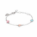 Pulseira em Prata Coração Borboleta e Flor - AGATHA RUIZ DE LA PRADA