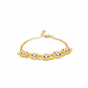 Pulseira em Prata Dourada Filigrana - Caramujo