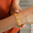 Pulseira em Prata Dourada Filigrana - Caramujo