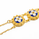 Pulseira em Prata Dourada Filigrana - Caramujo