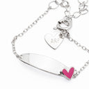 Pulseira em Prata com Chapa e Coração - AGATHA RUIZ DE LA PRADA