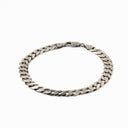 Pulseira Prata - Malha Barbela