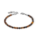 Pulseira Aço com Ágatas