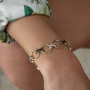 Pulseira em Ouro 9kts - Círculos