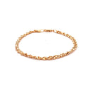 Pulseira Trançada Ouro Amarelo
