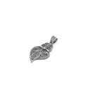 Medalha Prata Oxidada Filigrana