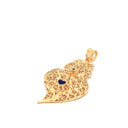 Medalha Prata Dourada Filigrana - Coração De Viana