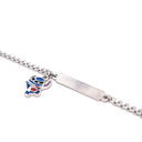 Pulseira Prata Branca Acetinada