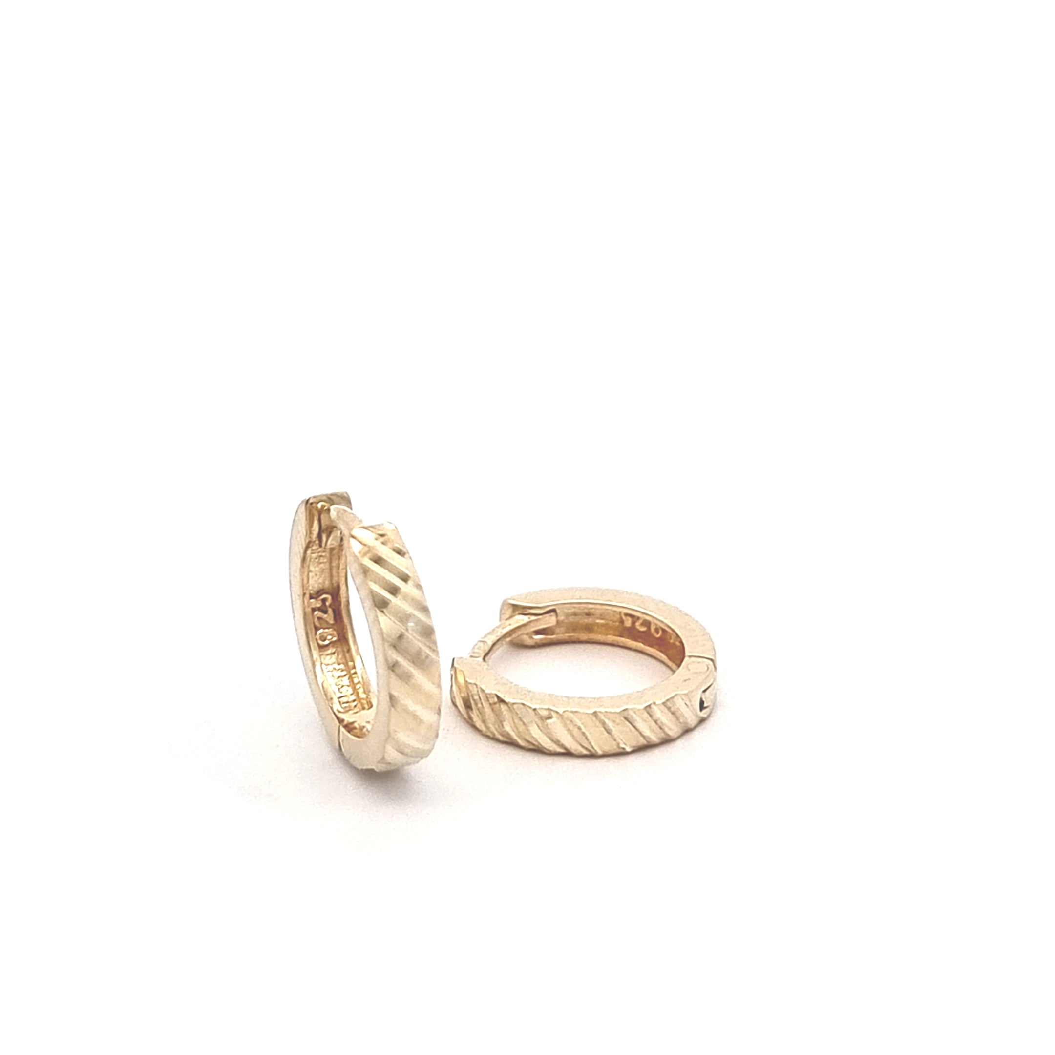 Argolas Prata Dourada