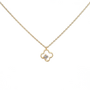 Colar Dourado com Zircónias