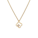 Colar Dourado com Zircónias