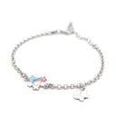 Pulseira Malha Branca Elegante