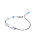 Pulseira em Prata com Chapa
