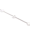 Pulseira Corações em Prata