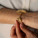 Pulseira Prata Dourada