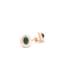 Conjunto Colar e Brincos Prata Dourada com Zircónias